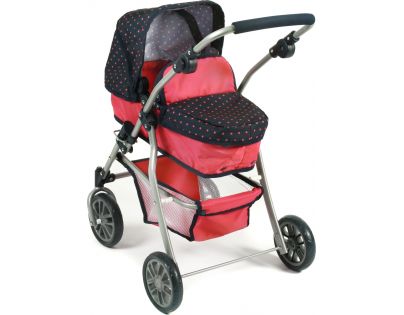 Bayer Chic Kočárek pro panenky Speedy - Red Dots - Poškozený obal