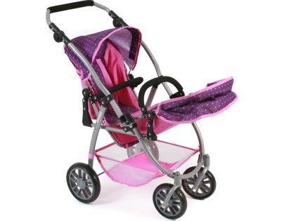 Bayer Chic VARIO pre dvojčatá Dots purple pink