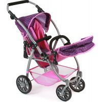 Bayer Chic VARIO pre dvojčatá Dots purple pink 3