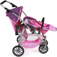 Bayer Chic VARIO pre dvojčatá Dots purple pink 4