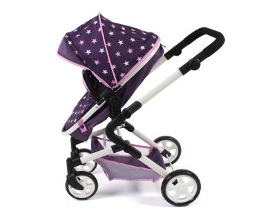 Bayer Chic Kombinovaný kočík pre bábiky 3v1 LIA Stars Purple