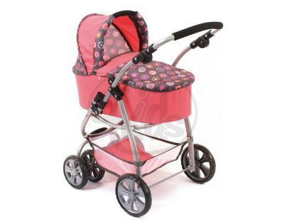 BAYER CHIC 2000 - 63156 - Kočárek pro panenky BELLINA 2v1 - Galaxy Coral