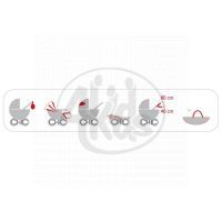 BAYER CHIC 2000 - 58625 - Kočárek pro panenky BAMBINA - Plum 4