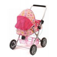 BAYER CHIC 2000 - 55564 - Kočárek pro panenky SMARTY - Galaxy Pink 2