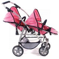 Bayer Chic Kočárek pro panenky Vario - Pink Checker 4