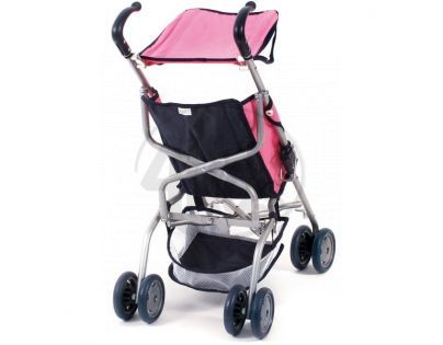 Bayer Chic Kočárek pro panenky Vita - Pink Checker