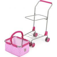 Bayer Chic Nákupní vozík s košíkem Pink Dots 2