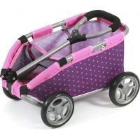 Bayer Chic Vozík Skipper - Dots purple pink 2