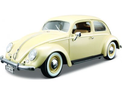 Bburago Volkswagen Beetle 1955 Beige 1:18