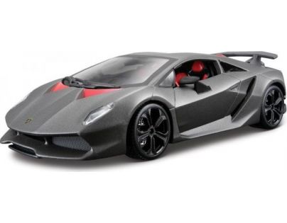 Bburago 1:24 Lamborghini Sesto Elemento Metallic Grey