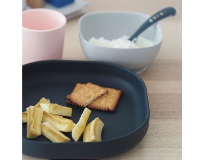 Beaba Jedálenská sada silikónová 4-dielna Night Blue