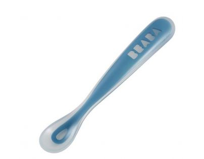 Béaba Lyžička silikónová Blue