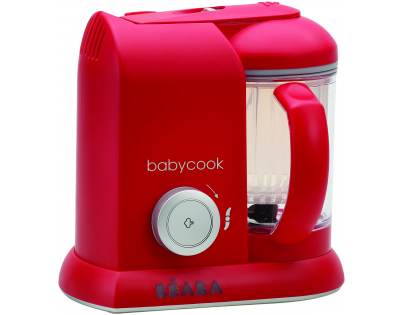 Béaba Parní vařič a mixér BabyCook Solo červená