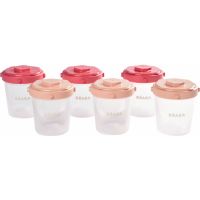 Béaba Skladovacie kelímky na jedlo 6 x 200 ml Pink Béaba Skladovacie kelímky na jedlo 6 x 200 ml Pink