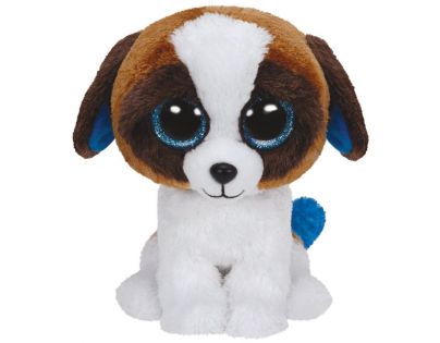TY Beanie Boos Duke bielo hnedý pes 24 cm