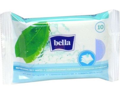 Bella osviežujúci vlhčené obrúsky s vôňou zeleného čaju á 10ks