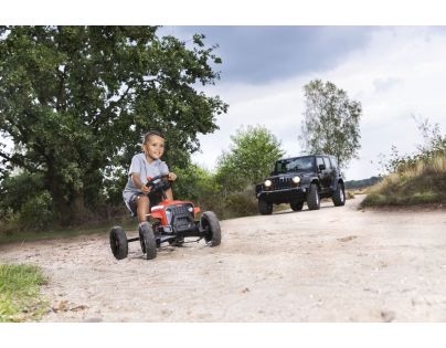 Berg Buzzy - Jeep Rubicon červeno-čierny