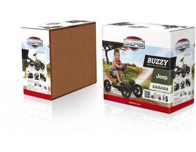 Berg Buzzy Jeep Sahara zelený