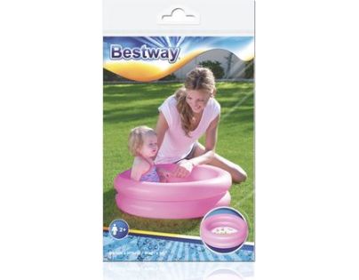 Bestway Bazén nafukovací 2 prstence 61 cm ružový
