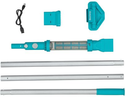 Bestway Bazénový batériový tyčový vysávač AquaSurge™ 251 cm do Ø 610 cm