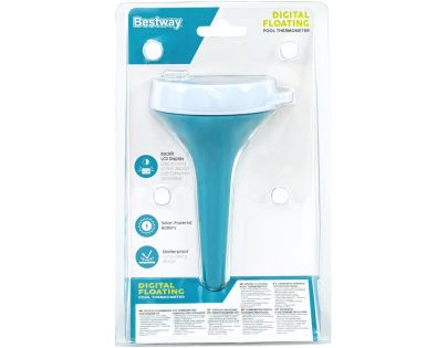 Bestway Digitálny plávajúci teplomer so solárnym napájaním