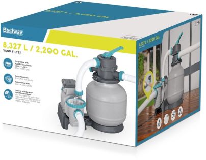 Bestway Filtrácia piesková 8327L-2200gal