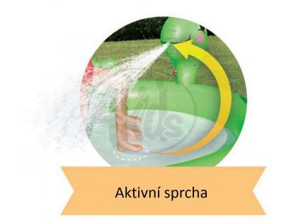 Bestway 53042 Nafukovací bazén se sprškou Dino