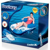Bestway Nafukovacie kreslo na vodu modrobiele 6