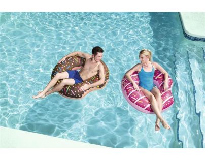 Bestway Nafukovací kruh Donut 107 cm hnedý