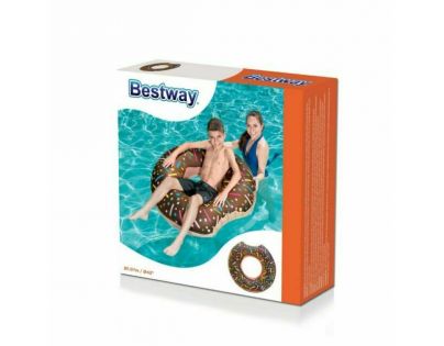 Bestway Nafukovací kruh Donut 107 cm hnedý
