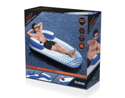 Bestway Nafukovacie lehátko Indigo Wave 191 x 107 cm - Poškodený obal
