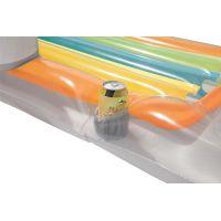 Bestway Nafukovacie lehátko s opierkou 161 x 84 cm šedé 2