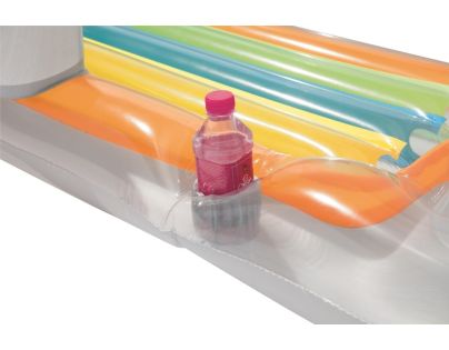 Bestway Nafukovacie lehátko s opierkou 161 x 84 cm šedé