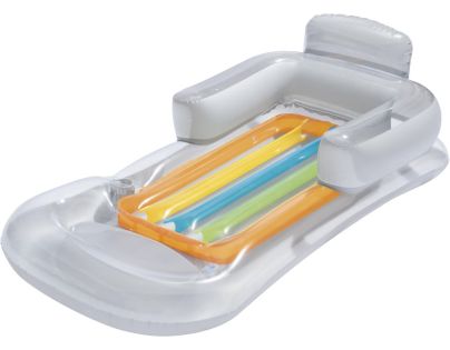 Bestway Nafukovacie lehátko s opierkou 161 x 84 cm šedé