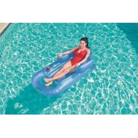 Bestway Nafukovacie lehátko s opierkou 161 x 84 cm modré 2