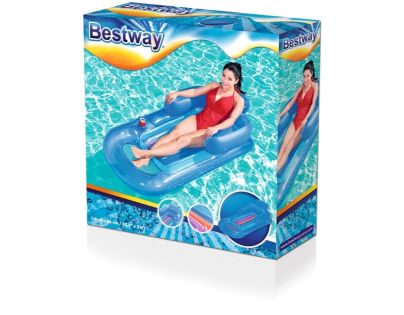 Bestway Nafukovacie lehátko s opierkou 161 x 84 cm modré