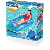 Bestway Nafukovacie lehátko s opierkou 161 x 84 cm modré 3