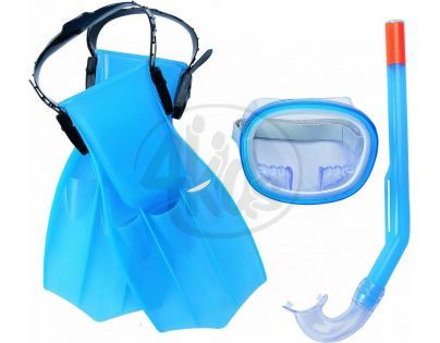 Bestway Šnorchlovací set - ploutve, brýle, šnorchl - Modrá