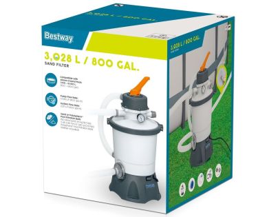 Bestway Pieskový filter Bestway 3 m3 za 1 hod - Poškodený obal