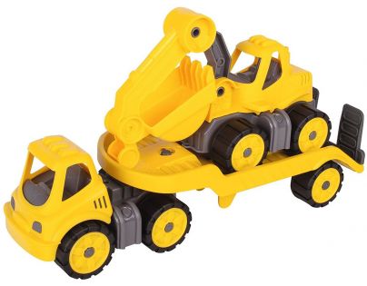 Big Power Worker Mini Transportér s bagrom 41 cm