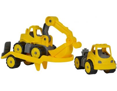 Big Power Worker Mini Transportér s bagrom 41 cm