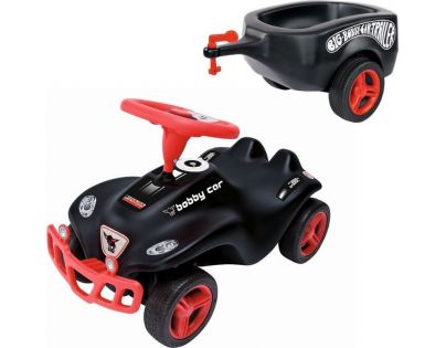 Big Prívesný vozík Bobby car čierny