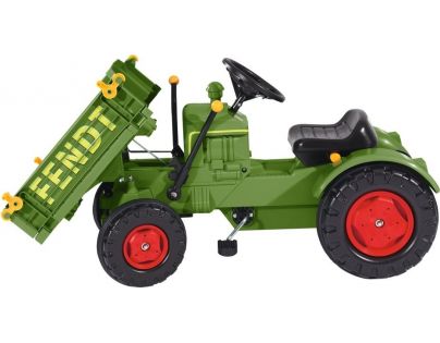 Big Šlapací traktor Fendt s vyklápacou plošinou