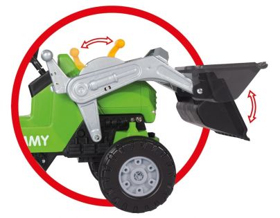 Big Šlapací traktor Jimmy se lžící a vozíkem