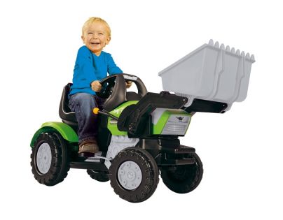 Big Šliapací traktor John XL s Lyžica