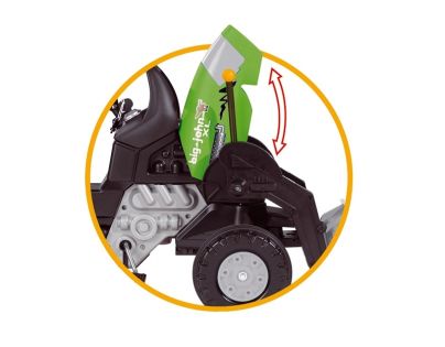 Big Šliapací traktor John XL s Lyžica