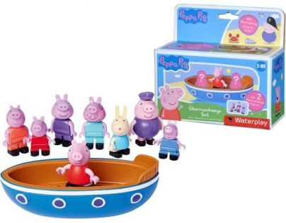 BIG Waterplay Peppa Pig lodička s figúrkami s prekvapením