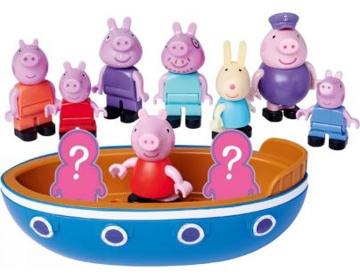 BIG Waterplay Peppa Pig lodička s figúrkami s prekvapením