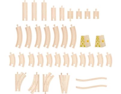 Bigjigs Rail Drevená veľká vláčkodráha pre princezny - Poškodený obal