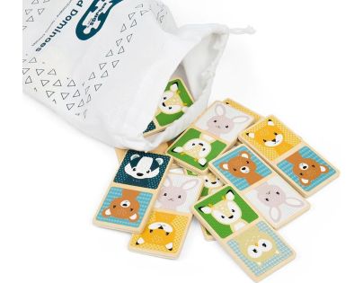 Bigjigs Toys Domino lesné zvieratká